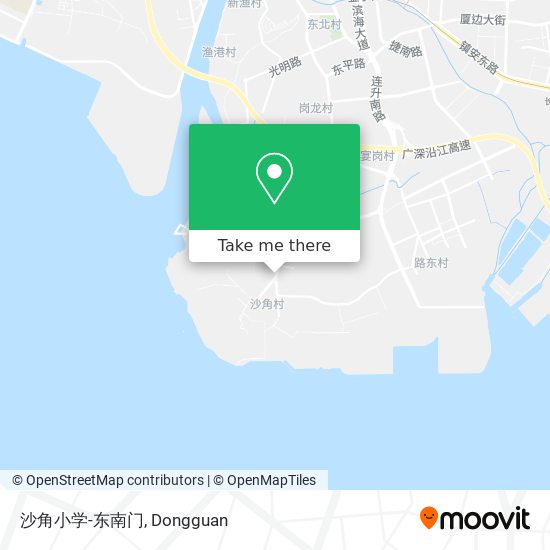 沙角小学-东南门 map