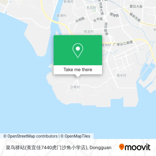 菜鸟驿站(美宜佳7440虎门沙角小学店) map