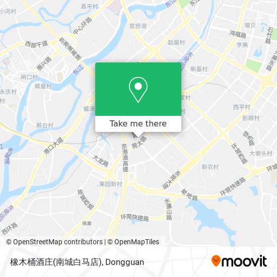 橡木桶酒庄(南城白马店) map