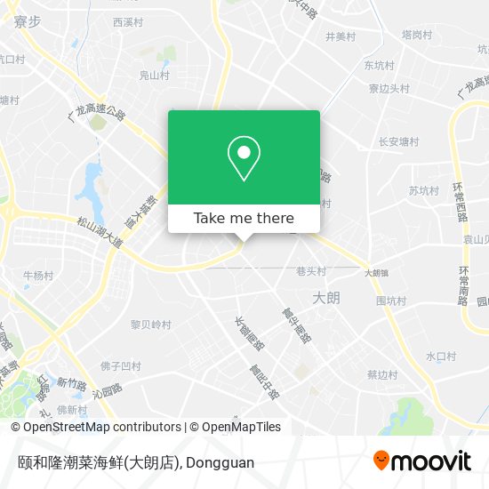 颐和隆潮菜海鲜(大朗店) map