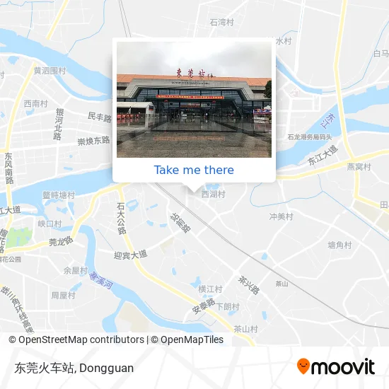 东莞火车站 map