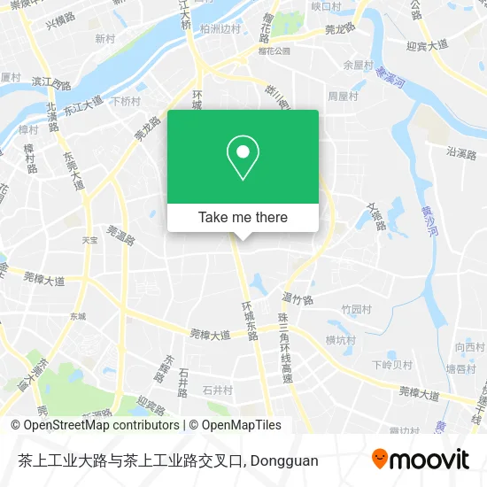 茶上工业大路与茶上工业路交叉口 map