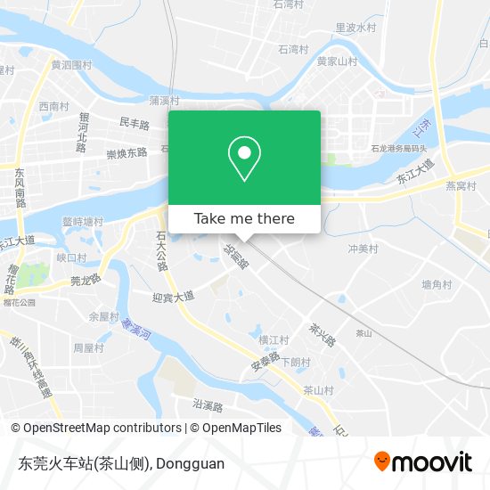 东莞火车站(茶山侧) map