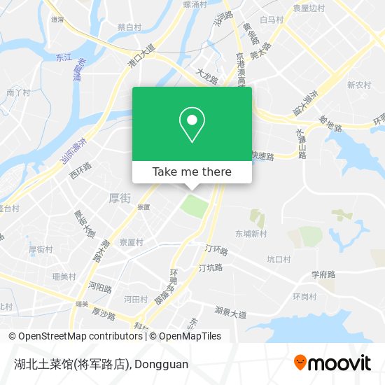 湖北土菜馆(将军路店) map