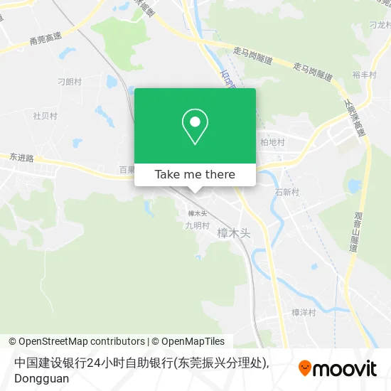 中国建设银行24小时自助银行(东莞振兴分理处) map