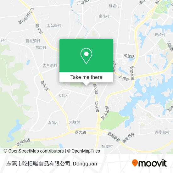 东莞市吃惯嘴食品有限公司 map