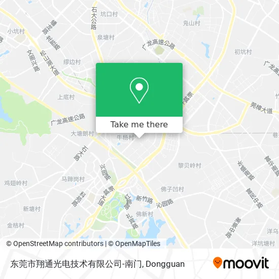 东莞市翔通光电技术有限公司-南门 map