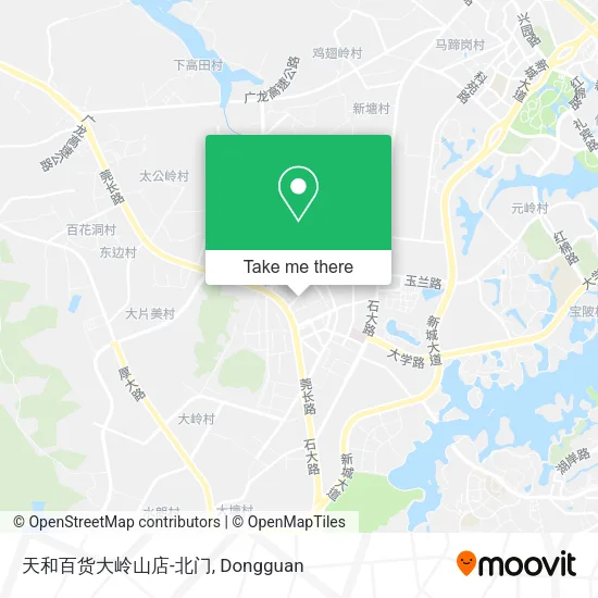 天和百货大岭山店-北门 map