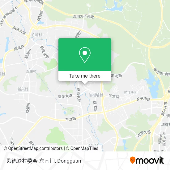 凤德岭村委会-东南门 map