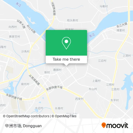 华洲市场 map