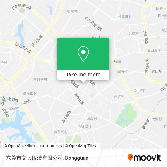 东莞市文太服装有限公司 map