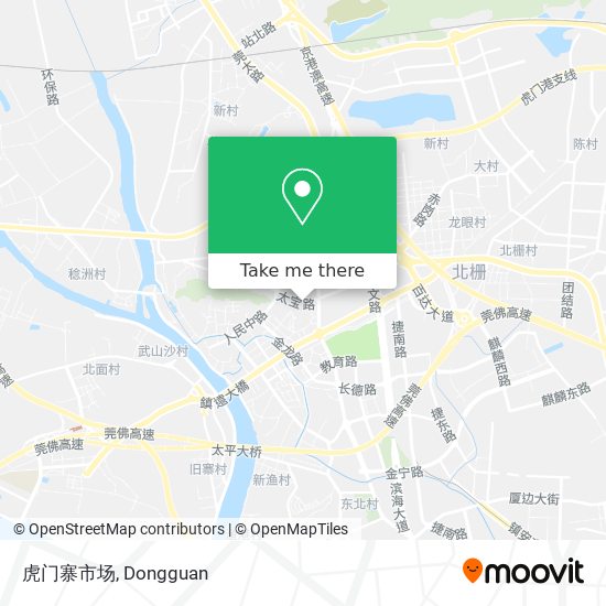 虎门寨市场 map