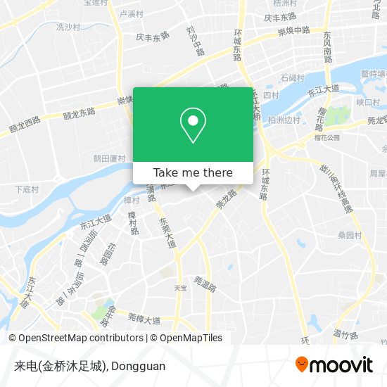 来电(金桥沐足城) map