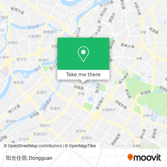 阳光住宿 map