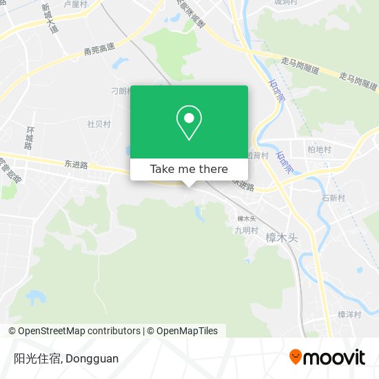 阳光住宿 map
