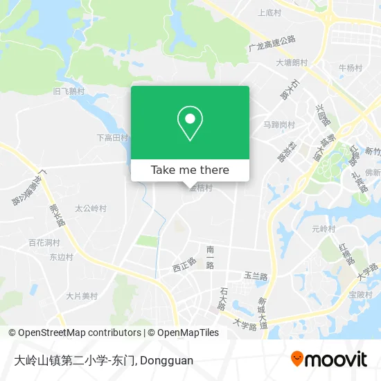 大岭山镇第二小学-东门 map