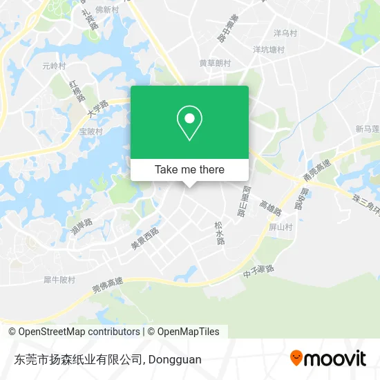 东莞市扬森纸业有限公司 map