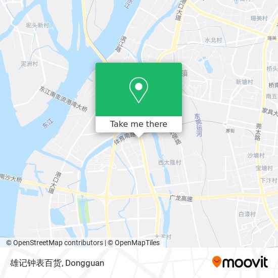 雄记钟表百货 map