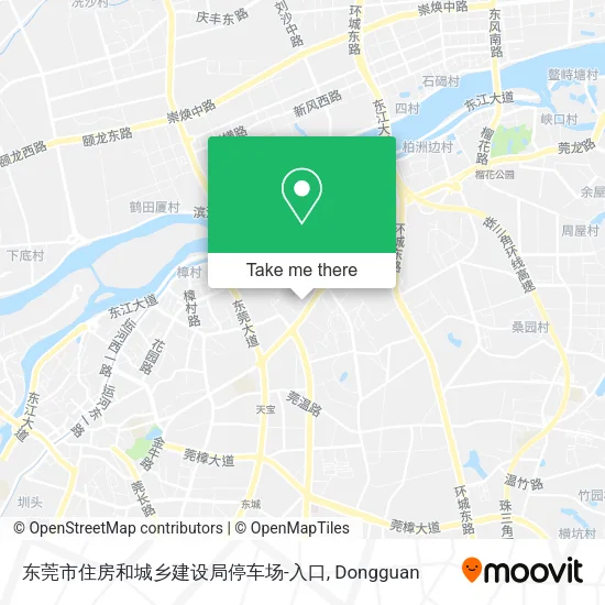 东莞市住房和城乡建设局停车场-入口 map