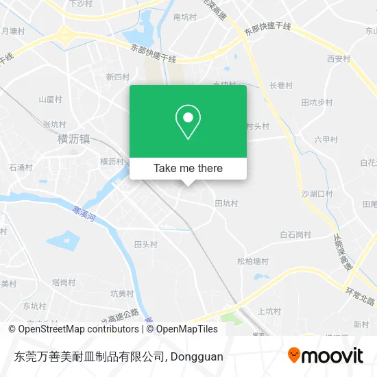 东莞万善美耐皿制品有限公司 map