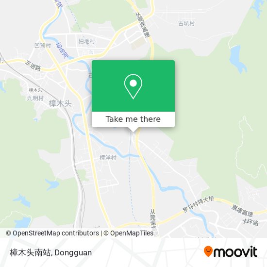 樟木头南站 map