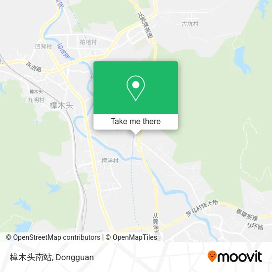 樟木头南站 map