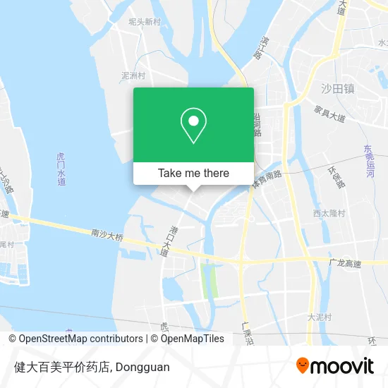 健大百美平价药店 map