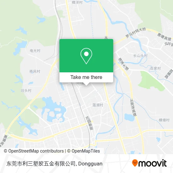 东莞市利三塑胶五金有限公司 map