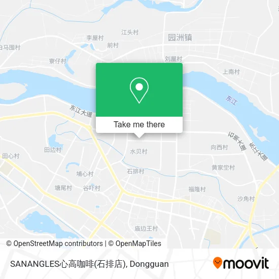 SANANGLES心高咖啡(石排店) map