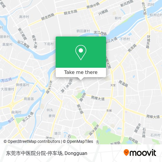 东莞市中医院分院-停车场 map