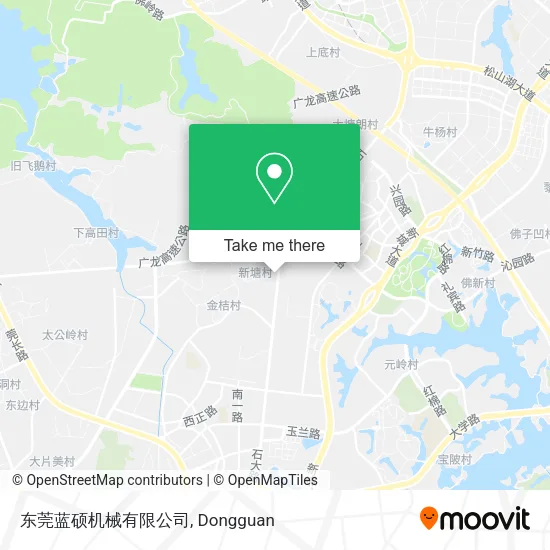 东莞蓝硕机械有限公司 map