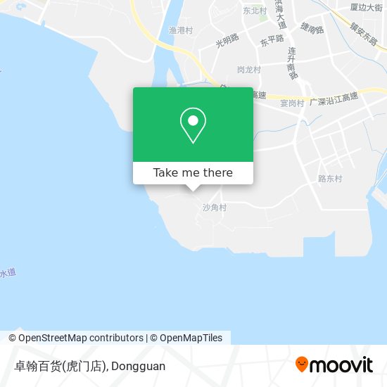 卓翰百货(虎门店) map