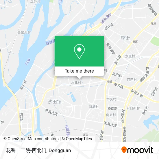 花香十二院-西北门 map