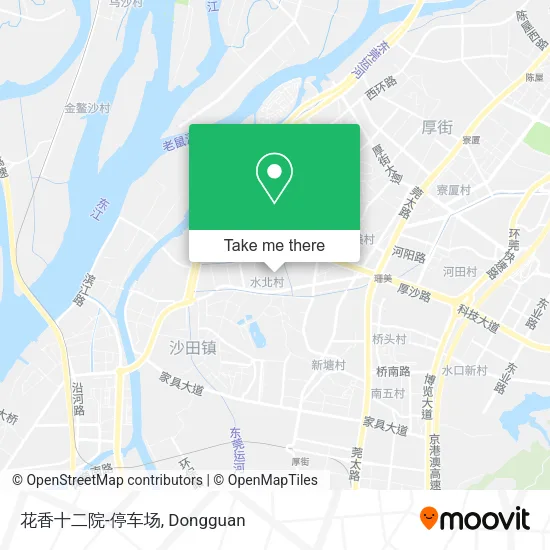 花香十二院-停车场 map