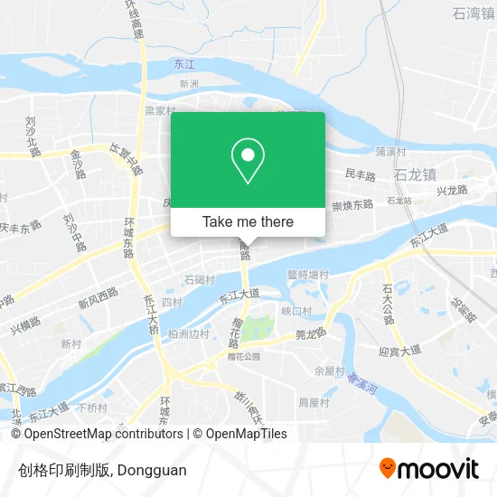 创格印刷制版 map