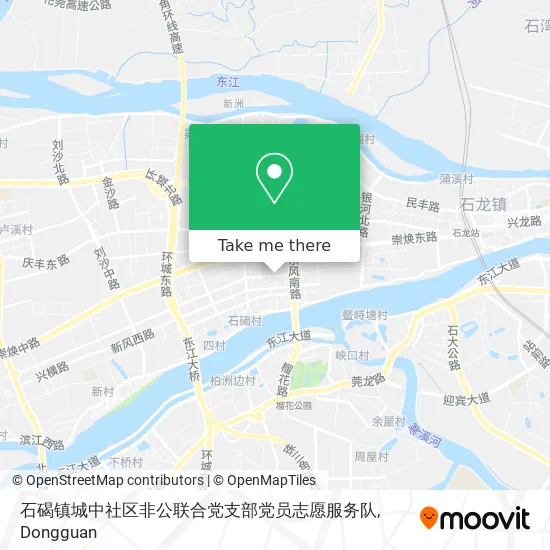 石碣镇城中社区非公联合党支部党员志愿服务队 map