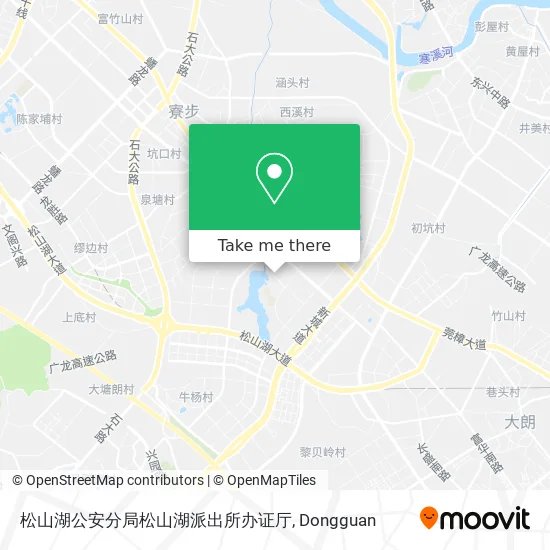 松山湖公安分局松山湖派出所办证厅 map