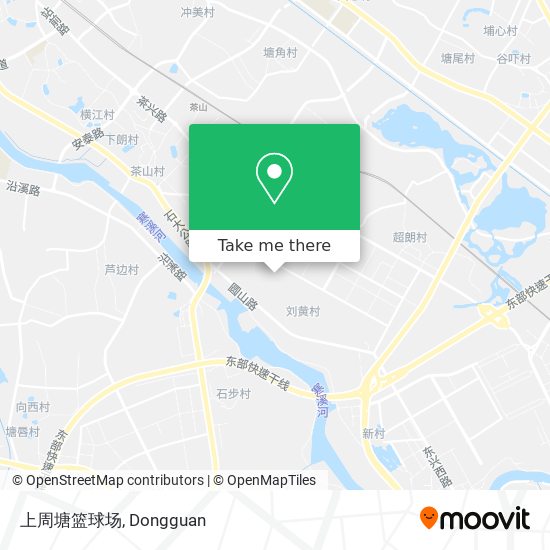 上周塘篮球场 map