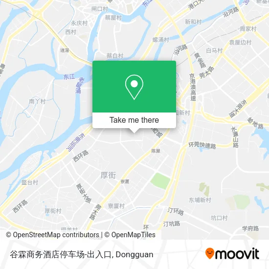 谷霖商务酒店停车场-出入口 map