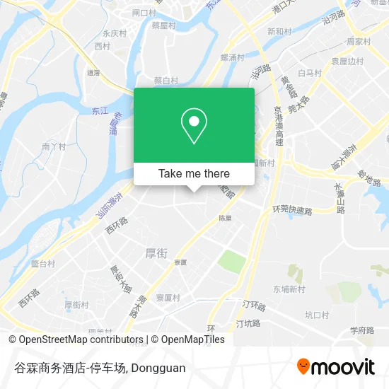 谷霖商务酒店-停车场 map