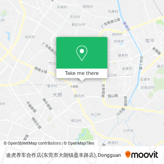 途虎养车合作店(东莞市大朗镇盈丰路店) map