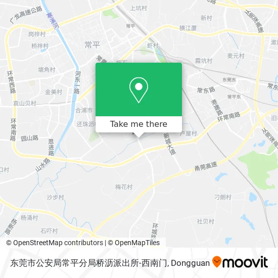 东莞市公安局常平分局桥沥派出所-西南门 map