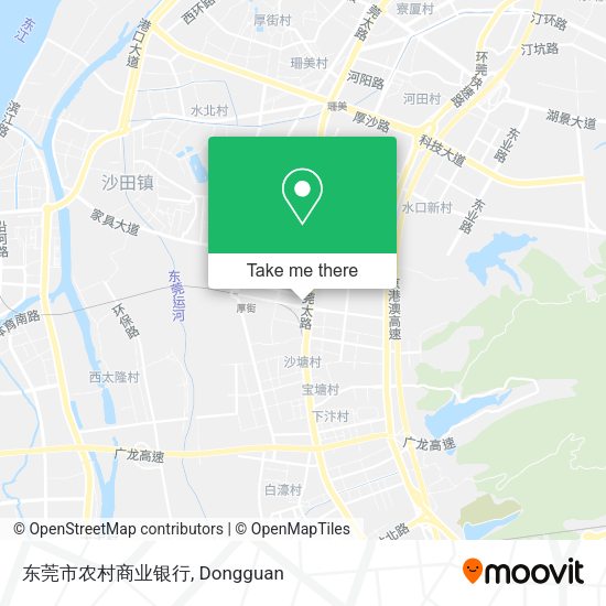 东莞市农村商业银行 map
