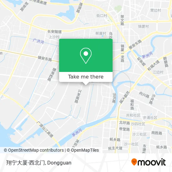 翔宁大厦-西北门 map