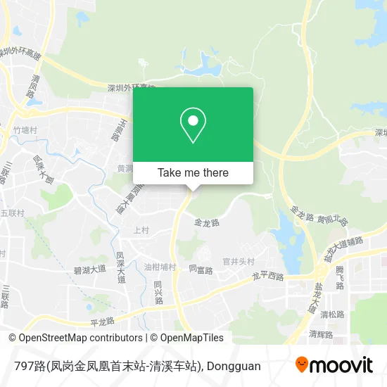 797路(凤岗金凤凰首末站-清溪车站) map