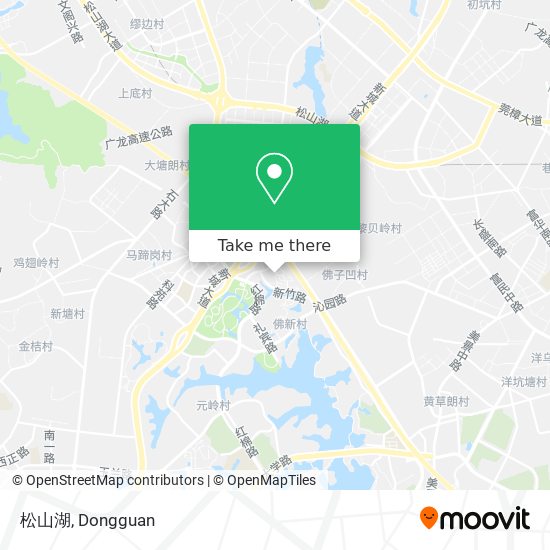 松山湖 map