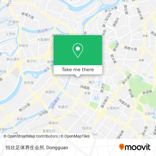 恒欣足体养生会所 map