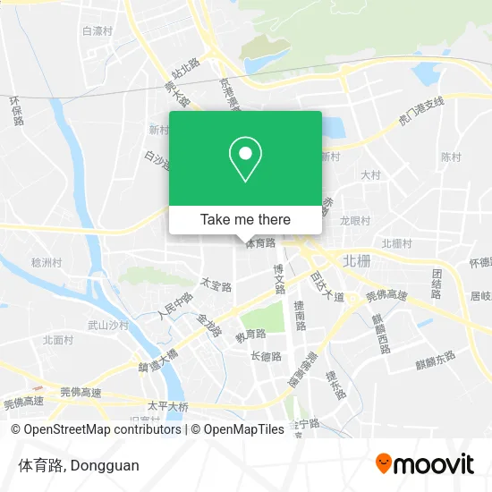 体育路 map