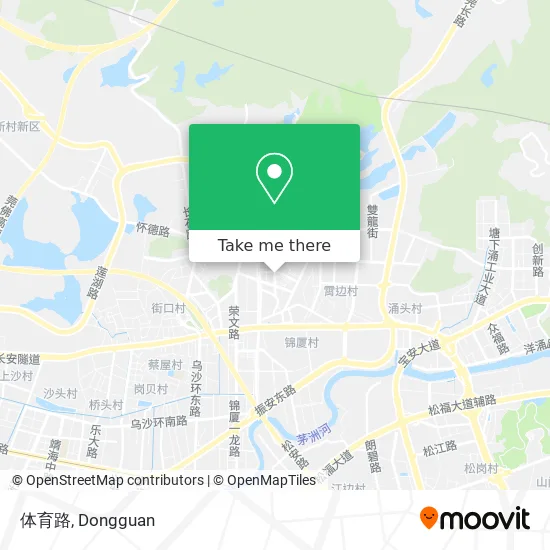 体育路 map