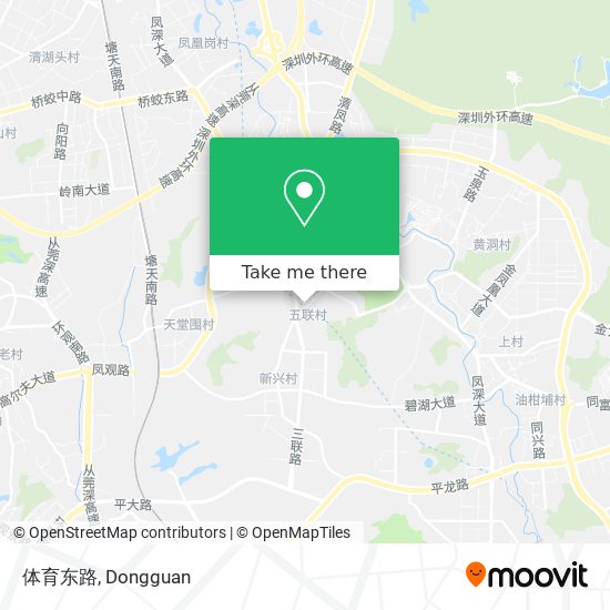 体育东路 map